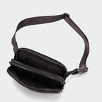 Pander Everywhere Belt Bag for Women, 5 Zipper Pockets Nylon Crossbody Fanny Pack Purse (Dim Grey)