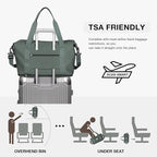 Travel Duffel Bag, Sports Tote Gym Bag, Shoulder Weekender Overnight Bag for Women