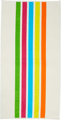 Loon & Lake Luxury Oversized Beach Towels - Retro Stripes| Oversized 40" x 70" | Crafted from 100% Combed Cotton | Ultra Plush & Super Soft | Retro Collection 1984