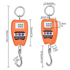 3-Pack 200KG High Precision Luggage Scale with LCD Display, Kg/Lb/N, Portable Electronic Hook Scale