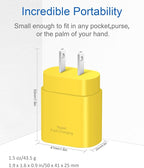 Type C Charger Fast Charging for iPhone 17 16 15,10 FT USB C Samsung Chargers Block 25W Super Fast Chargers for Samsung Galaxy S25/S24 S23/iPhone Air/17/17 Pro Max/iPhone 16/16 Pro Max/15 Pro (Yellow)