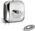 304 Stainless Steel Retractable Clothesline with Adjustable Rope String for Hanging Drying Shower Room(Sliver Square)