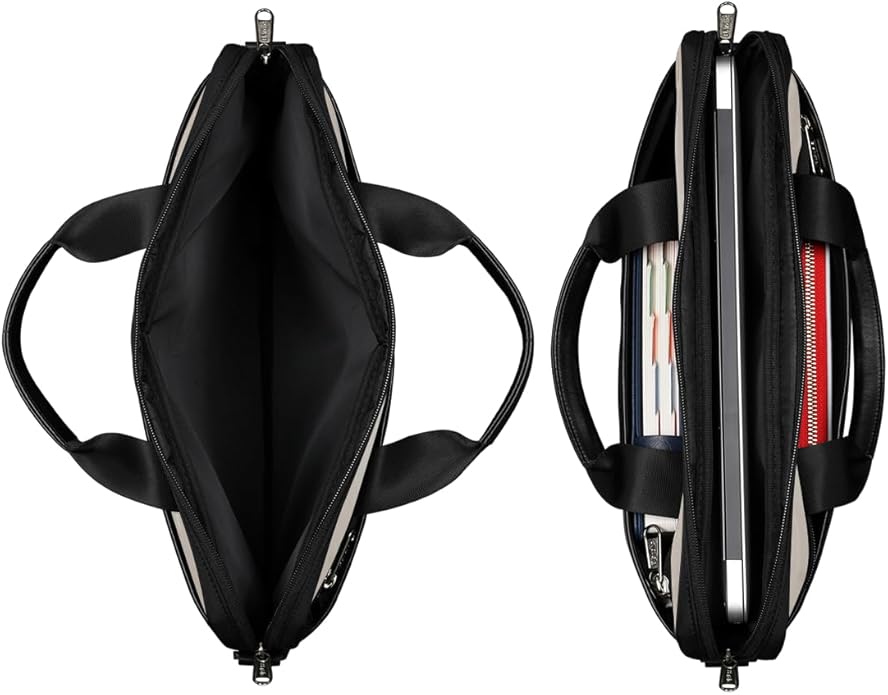 Laptop Shoulder Bag for Women Men, Waterproof Computer Case Messenger Bag Briefcase for Business Office Travel