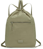 Lee Drawstring Backpack Bag Lightweight Small Gym Swim Beach Bag Water Resistant Sports Sackpack for Men Women, LEE48-002GN