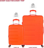 SwissGear 7366 Signature Hardside Expandable Luggage with Spinner Wheels, TSA Lock, Cup-Holder, Orange, 2-Piece Set (19/27)
