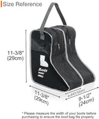2 Pack Portable Boots Storage Bag, Black Shoe Bags for Storage and Travel Dust Proof Travel Shoe Bags for Packing (Medium)