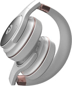 Raycon Everyday Bluetooth Headphones - Over The Ear, Active Noise Cancelling Wireless Headphones + Awareness Mode, Bluetooth Headset with Mic, 40 Hours of Battery Life (Rose Gold)