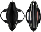Laptop Shoulder Bag for Women Men, Waterproof Computer Case Messenger Bag Briefcase for Business Office Travel