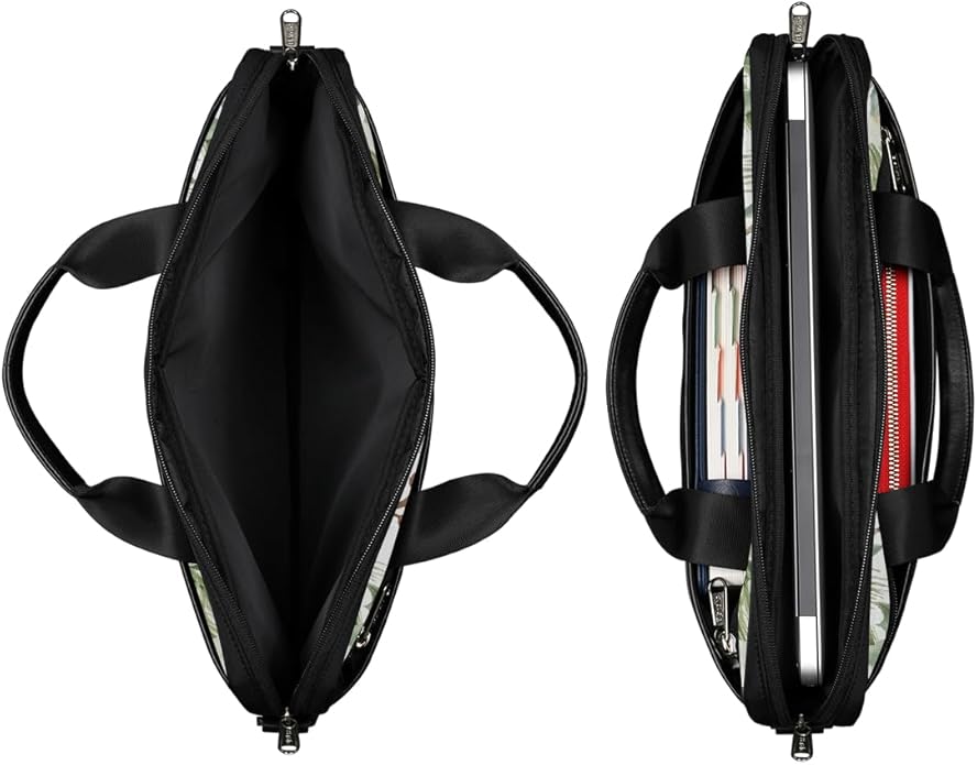 Laptop Shoulder Bag for Women Men, Waterproof Computer Case Messenger Bag Briefcase for Business Office Travel