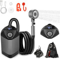 Portable Shower for Camping,7800mAh Rechargeable Camping Shower Pump,IPX8 Waterproof Outdoor Shower with LED Display and 3 Spray Modes for Hiking,Travel, Pet, Car Wash,RV Life