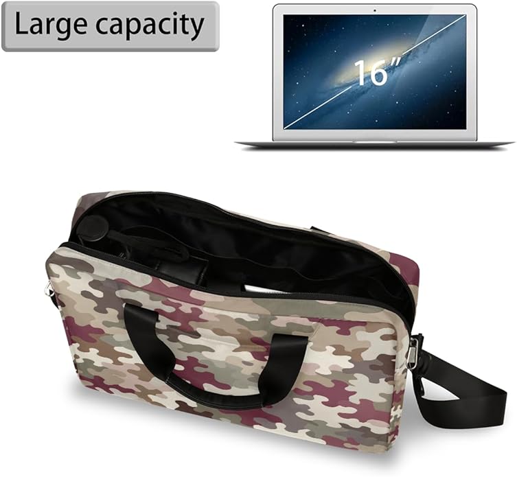 Cute Laptop Shoulder Bag for Women Men, Computer Laptop Bag Laptop Sleeve Case Laptop Satchel Briefcase Carrying Bag QA-1