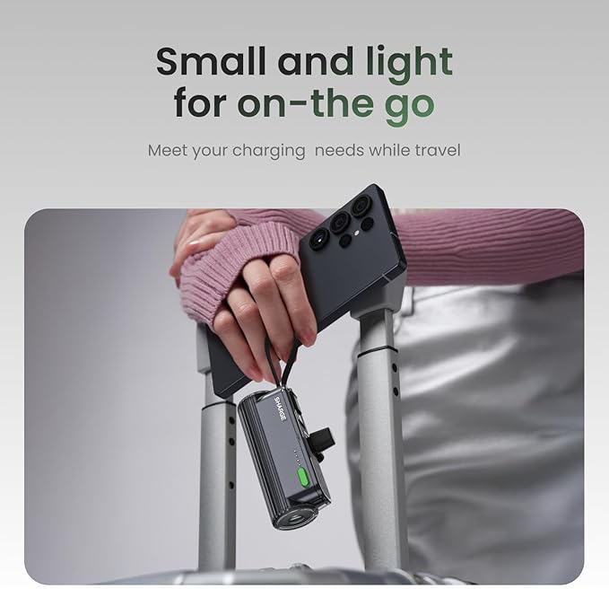 Sharge Flow Mini 2 Power Bank& 65W Retractable Charger Bundle