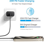 iPhone 17 16 15 Charger Fast Charging 10FT - 20W USB C Charger Block with 10FT Type C to C Cable Compatible with iPhone 17/17 Pro/17 Pro Max/Air/16/16e/15, iPad Pro, iPad Air (Black)