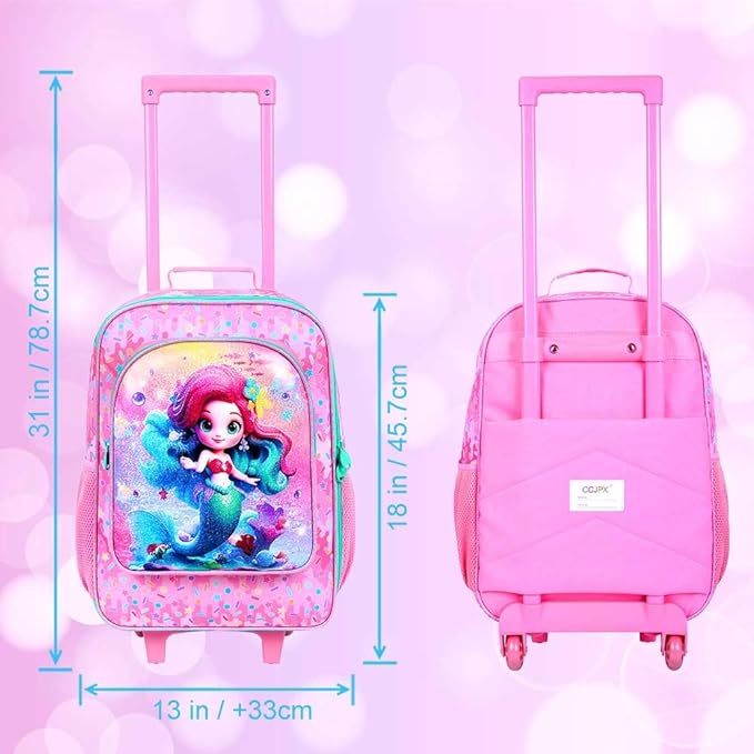 WZLVO Kids Luggage for Boys and Girls, Cute Dinosaur Unicorn Rolling Wheels Suitcase for Toddler Children