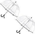 Kids Clear Umbrella for Rain Dome Bubble Umbrellas Windproof for Kids Boys and Girls