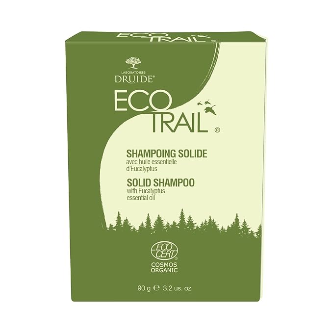 Ecotrail Natural bar soap Natural Shampoo,Organic soap Bar organic soap For Women Conditioner, Environment Friendly Care,Camping Hiking Adventures,90 g (3.2 oz) Lemon,Eucalyptus Canada Made
