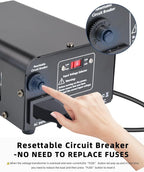 LVYUAN Voltage Transformer Converter 500 Watt Step Up/Down Convert from 110-120 Volt to 220-240 Volt and from 220-240 Volt to 110-120 Volt with US Outlet, Universal Outlet, Circuit Breaker
