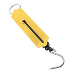 ABOOFAN 2pcs Portable Mechanical Hanging Scale 50kg High Accuracy Vertical Spring Hook Scale with Tray Handheld Food and Luggage Weighing Tool for Outdoor and Produce