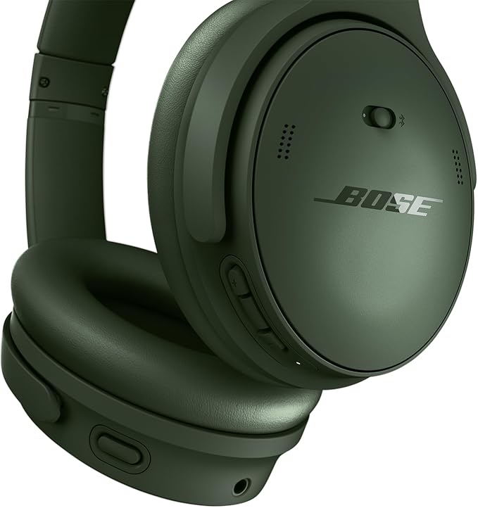 Bose QuietComfort Wireless Noise Cancelling Over Ear Headphones - Cypress Green (Renewed)