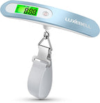 Digital Luggage Scale Vacation Travel Essentials Accessories Gifts for Traveler Portable Suitcase Handheld Weight Scale 110 lbs Hanging Baggage Travel Must Haves