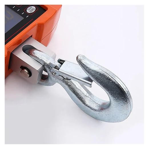 Portable 1000Kg/500Kg Digital Hanging Scale - Heavy-Duty Industrial Hook Scale with LCD Backlight, Unit Change Function, Sturdy & Safe