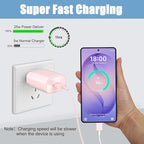 25W Super Fast Charging Cord Type C Block &10Ft USB C Android Phone Charger Cable for Samsung Galaxy S26/S25/S24/S24 Ultra/S24+/S23 Ultra/S23/S23+/S22/S22 Ultra/S22+/S21Ultra/S20 Ultra/Note 20/10