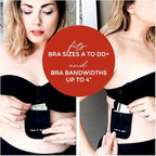 Secret Bra Wallet Women Hidden Pouch with RFID Protection and Adjustable Strap - Hidden Money Pouch for Cash, Credit Cards, or Hotel Room Key - Discreet Travel Bra Wallet