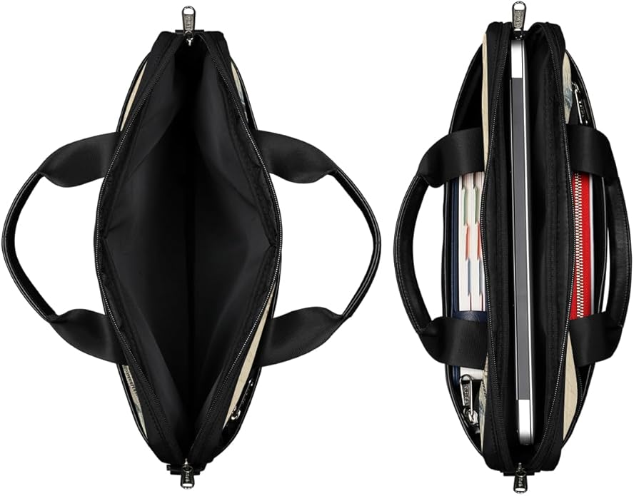 Laptop Shoulder Bag for Women Men, Waterproof Computer Case Messenger Bag Briefcase for Business Office Travel