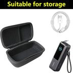 Anleo Hard Travel Case for Anker 25,000mAh Laptop Power Bank (Black) - Protective Storage Box Compatible with Anker 25K, Durable EVA Shell