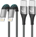 Aioneus iPhone Charger 6FT 2Pack, USB A to Lightning Cable Nylon Braided iPhone Charger Cord Fast Charging for iPhone 14 13 12 11 XS Max XR 8 7Plus SE