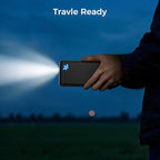 Portable Charger 10000mAh Ultra Slim Power Bank Lightweight Pocket-Sized Design 15W Output for iPhone 16/15/14 Samsung Galaxy Android Devices Travel Essentials（Black）