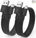 2 Pack [ Apple MFi Certified ]iPhone Charger 6ft,Long Lightning to USB Cable 6 Feet,Fast Apple Charging Cable Cord 6 Foot for iPhone 14/14 Max/13Pro Max/12Mini/11Pro/11/XS/XR/8/7/6s/iPad,Air Original
