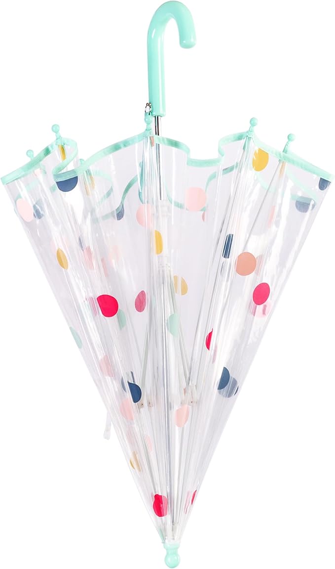 Kids Clear Umbrella for Rain Dome Bubble Umbrellas Windproof for Kids Boys and Girls