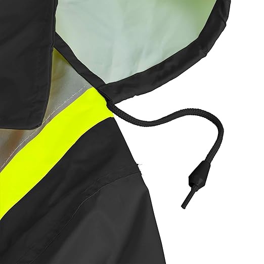 Pioneer Hi Vis Lightweight Waterproof Safety Rain Suit - Reflective Work Rain Gear for Men and Women
