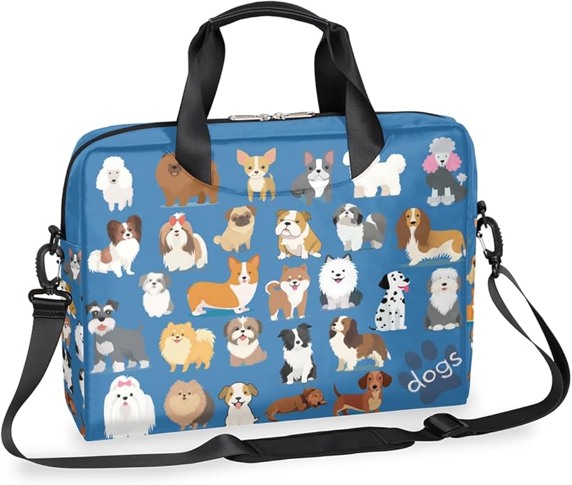 Cute Laptop Shoulder Bag for Women Men, Computer Laptop Bag Laptop Sleeve Case Laptop Satchel Briefcase Carrying Bag QA-1