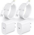 AISNI Fast iPhone Charger Block Compatible with iPhone 13 14 Fast Charger Cord 6 FT, MFI Certified for 2 Pack 20W PD iPhone Charger Fast Charging iPhone 14 13 12 11 Pro Max,14 Plus,XR,XSMAX-White