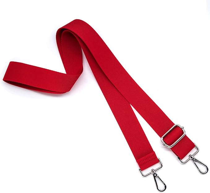 S&loyoe Thickened Solid Color Purse Straps Replacement Crossbody Bag Strap Adjustable Wide Guitar Straps for Handbags 1.5inch