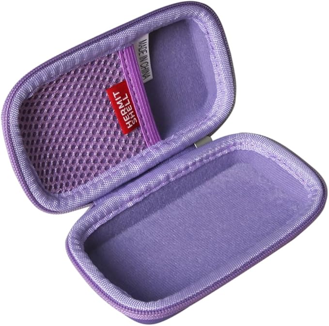 Hermitshell Hard Travel Case for Anker Power Bank USB C Charger Block, 3-in-1 5,000mAh Portable Charger (Purple)