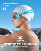 ZIONOR Swim Goggles, Upgraded G1 Polarized Swimming Goggles Anti-Fog for Adult Men Women
