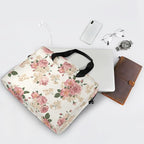 Beautiful Roses Vintage Floral Laptop Case, 15.6 inch Laptop Bag, Waterproof Laptop Sleeve, Protective Briefcase for Women Men