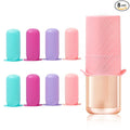 Mrsdry Bottle Covers for Travel, Leak Proofing, Travel Size Container Silicone toiletry sleeves, Leak Locks Travel Accessories for Shampoo Wash Body Bottles and other beauty and personal care(8pcs)