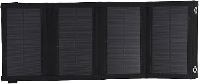 Efficient 10W Solar Panel Charger Foldable Portable Power Bank for Mobile Devices in Outdoor Activities