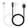 Compatible for ROHS Smart Watch Charger, 2 Pin/2-Pack [Model A + Model B, One fit] 4mm Magnetic USB Charging Cable for Smart Watches with ROHS/CE Certification (Pin spacing 4mm)
