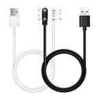 Compatible for ROHS Smart Watch Charger, 2 Pin/2-Pack [Model A + Model B, One fit] 4mm Magnetic USB Charging Cable for Smart Watches with ROHS/CE Certification (Pin spacing 4mm)