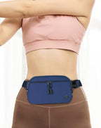 Fanny Pack Crossbody bags for Women Men, 2L Everywhere Belt Bag, Fashion Waist Packs, 5-Zipper Pockets Waist Bag with Adjustable Strap
