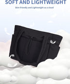 Wandering Nature Puffer Tote Bag with Cup Holder & Laptop Compartment & Trolley Sleeve for Travel, Work, Nurse, Women
