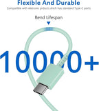 Type C Charger Fast Charging for iPhone 17 16 15,USB C Samsung Chargers Block 25W Super Fast Chargers for Samsung Galaxy S25/S24 S23 S22 S21/iPhone Air/17/17 Plus/17 Pro Max/16 Pro Max/15 Plus(Green)