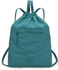 Lee Drawstring Backpack Bag Lightweight Small Gym Swim Beach Bag Water Resistant Sports Sackpack for Men Women, LEE48-002TQ