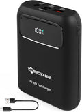 ANTARCTICA GEAR 15000mAh 12V Portable Battery, PD 30W and QC 4.0 Fast Charger Battery, LED Display Rechargable Power Bank for Heated Vests/Jackets/Hoodies ect