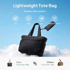 TOPEAST Tote Bag for Women Puffer Travel Carry On Bags with Laptop Compartment & Cup Holder Work Tote for Weekend Overnight